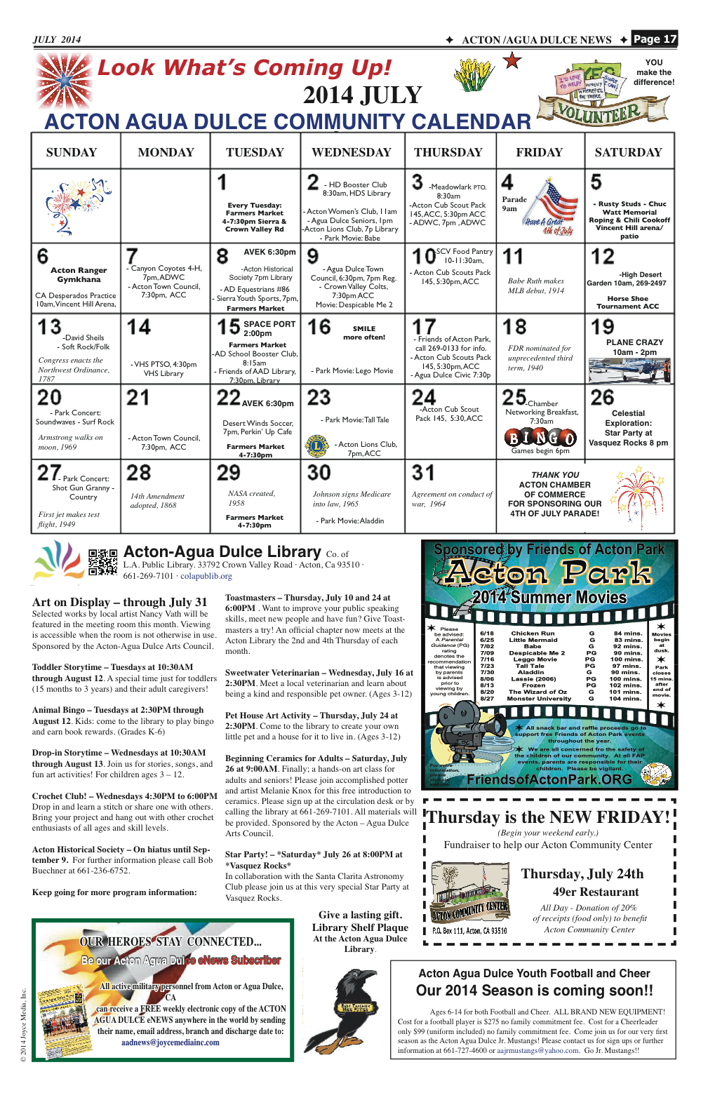 17. AAD Calendar